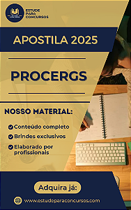Apostila PROCERGS 2025 Programação de Sistemas na Tecnologia JAVA