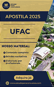 Apostila UFAC 2025 Técnico em Laboratório Química