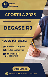 Apostila DEGASE RJ 2025 Enfermeiro