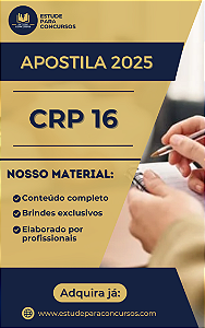 Apostila CRP 16 2025 Analista Operacional