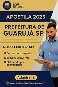 Apostila PREFEITURA DE GUARUJÁ SP 2025 Analista de Transporte e Trânsito