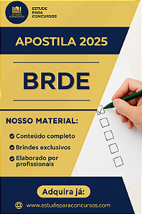 Apostila BRDE 2025 Analista de Projetos Engenharia