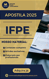 Apostila IFPE 2025 Técnico de Laboratório Química