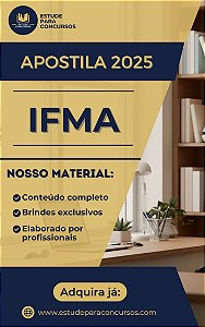 Apostila IFMA 2025 Professor EBTT Educação