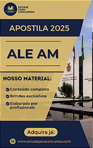 Apostila ALE AM 2025 Técnico Produção Áudio Visual