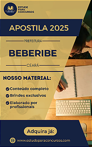 Apostila PREFEITURA DE BEBERIBE CE 2025 Nutricionista