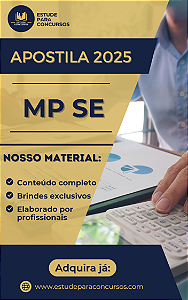 Apostila MP SE 2025 Analista do Ministério Público Estatística