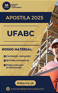 Apostila UFABC 2025 Técnico de Laboratório - Biotério