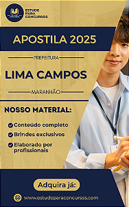Apostila PREFEITURA DE LIMA CAMPOS MA 2025 Psicólogo