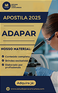 Apostila ADAPAR 2025 Técnico de Laboratório