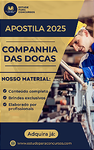 Apostila COMPANHIA DE DOCAS DO CEARÁ 2025 Contador