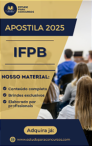 Apostila IFPB 2025 Técnico de Laboratório Edificações