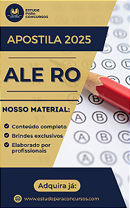 Apostila ALE RO 2025 Analista TI Infraestrutura de Redes e Comunicação