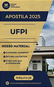 Apostila UFPI 2025 Técnico em Contabilidade