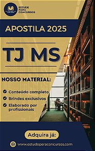 Apostila TJ MS 2025 Analista Judiciário