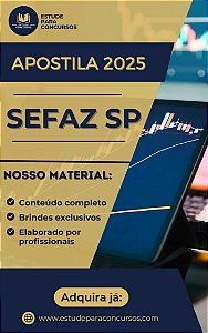 Apostila SEFAZ SP 2025 Gestão Tributária