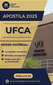 Apostila UFCA 2026 Pedagogo