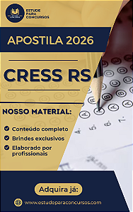 Apostila CRESS RS 2026 Assistente Social