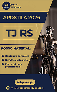 Apostila TJ RS 2026 Conciliador Cível