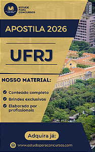 Apostila UFRJ 2026 Engenheiro de Segurança do Trabalho