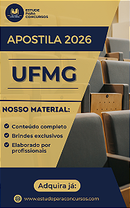 Apostila UFMG 2026 Contador