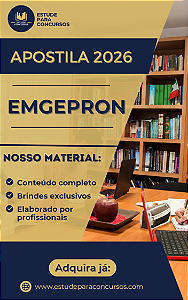 Apostila EMGEPRON 2026 Técnico de Informática