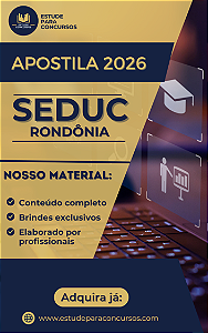 Apostila SEDUC RO 2026 Professor Língua Espanhola