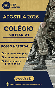 Apostila COLÉGIO MILITAR DO RIO DE JANEIRO 2026 Professor Biologia