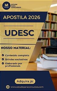 Apostila UDESC 2026 Engenheiro Eletricista