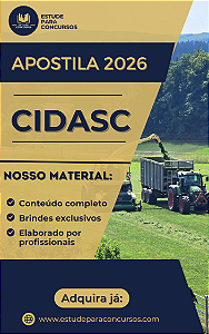 Apostila CIDASC 2026 Técnico de Suporte de Informática
