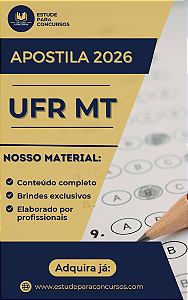 Apostila UFR MT 2026 Engenheiro Mecânico