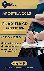 Apostila PREFEITURA DE GUARUJÁ SP 2026 Professor de Geografia