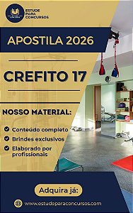 Apostila CREFITO 17 2026 Agente Fiscal
