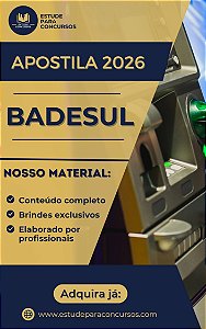 Apostila BADESUL RS 2026 Infraestrutrura