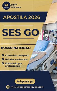 Apostila SES GO 2026 Fiscal Categoria II Farmacêutico