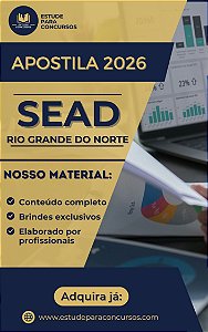 Apostila SEAD RN 2026 Assistente de Trânsito Edificações