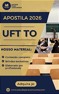 Apostila UFT TO 2026 Técnico de Tecnologia da Informação
