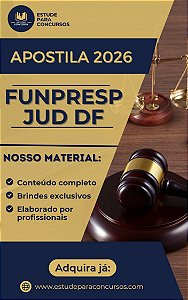 Apostila FUNPRESP-JUD DF 2026 Advogado