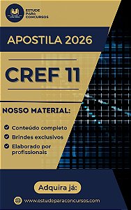 Apostila CREF 11 2026 Analista de Suporte em Tecnologia da Informação