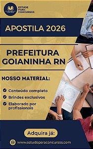 Apostila PREFEITURA DE GOIANINHA RN 2026 Assistente Social