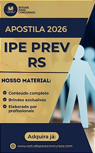 Apostila IPE PREV RS 2026 Análise de Sistemas