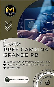 Apostila PREFEITURA DE CAMPINA GRANDE PB 2026 Administrador