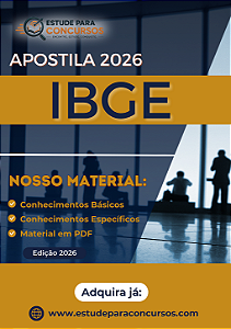 Apostila IBGE 2026 Agente Censitário Administrativo
