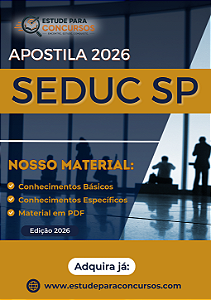 Apostila SEDUC SP 2026 Professor de Língua Portuguesa