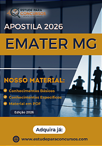 Apostila EMATER MG 2026 Extensionista de Bem-Estar Social II
