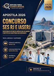 Apostila SES RJ e IASERJ 2026 Farmacêutico
