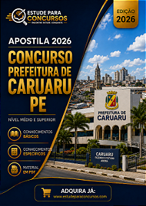 Apostila PREFEITURA DE CARUARU PE 2026 Auditor Fiscal Municipal