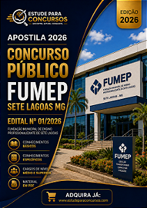 Apostila FUMEP MG 2026 Agente Administrativo
