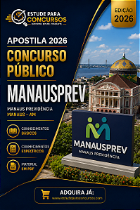 Apostila MANAUSPREV 2026 Técnico Previdenciário - Informática