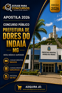 Apostila PREFEITURA DE DORES DO INDAIÁ MG 2026 Técnico em Enfermagem